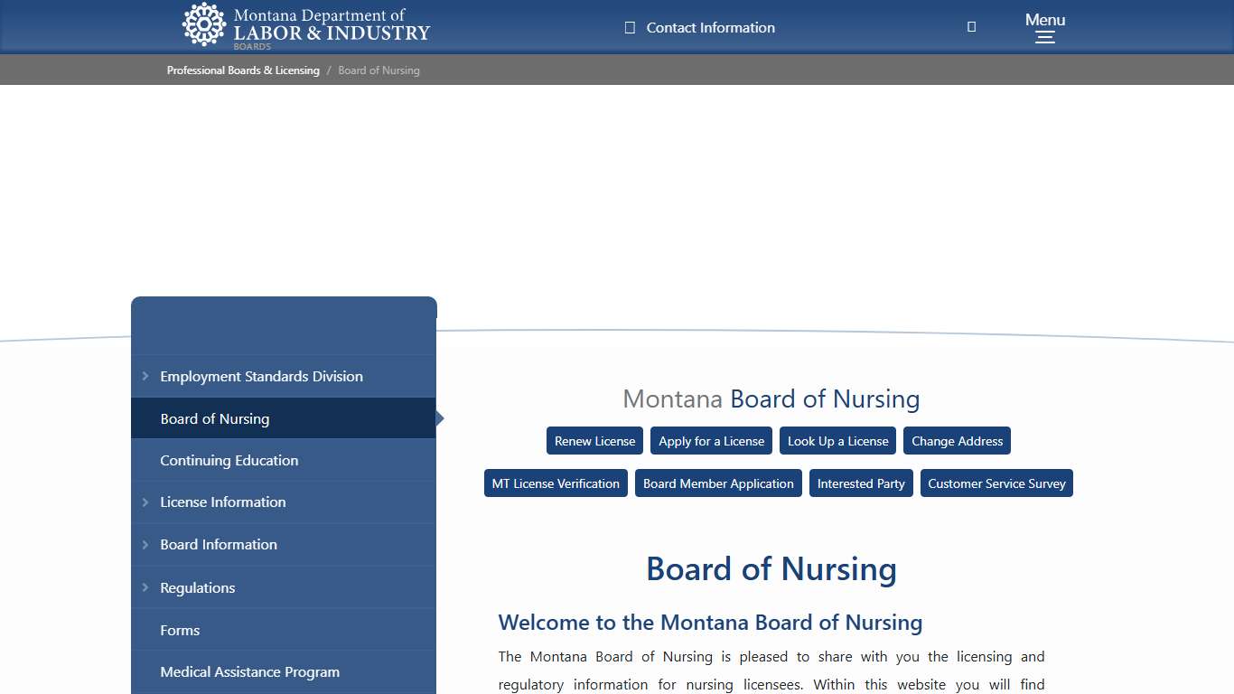 Board of Nursing